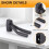10 Pezzi Supporto per Chitarra Supporto per Appendiabiti per Chitarra Supporto per Rack Supporto da Parete Display per Home Studio per Basso per 5