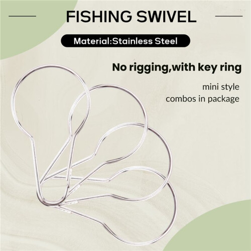 20Pcs Fishing Swivel Snapper Release Clip with Ring Offshore Planer Board Mast Downrigger 1