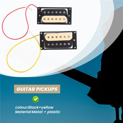 2 St Elgitarr Pickuper 50/52  Faced Humbucker Double Coil Elgitarr Pickuper 1