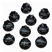 Perillas de Guitarra de 10 Piezas Perilla de Amplificador de Amplificador Perillas de Volumen de Tono Bajo para Guitarra Brass
