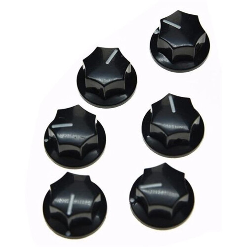 10Pcs Guitar Knobs Amplifier Amp Knob Bass Tone Volume Knobs for Guitarra Brass 2