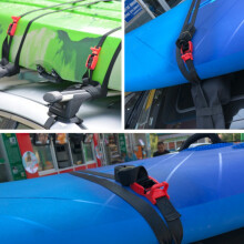 6M Tavola da Surf Kayak Portapacchi Cinghie di Fissaggio Bagagli Universali Cinghia di Fissaggio con Fibbia nel Metallo 500KG