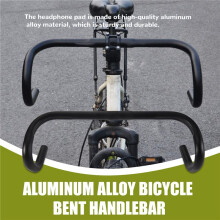 Racefiets Gebogen Stuur Aluminium Fietssteun Stuur 25.4X420Mm Racefiets Stuur