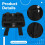 Scuba Diving 6X1Kg Weight Plate for Tech Diving Bcd 6
