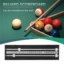 Snooker Scoreboard Complete with Scorer/Rails and Pointers for Billiard Lovers Snooker Game Billiard Score Keeper Black