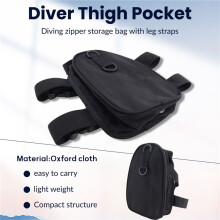 Tauchen Oberschenkel Tasche Taucher ReißVerschluss Aufbewahrung Tasche mit Bein Gurt BäNdern Tauchen Cargo Tasche für Technische Taucher