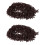2Pièces Frange Pompon Café DIY Pour Customisation Vêtements 5