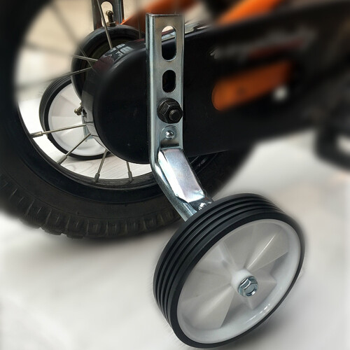 Roues Stabilisatrices Blanches Enfant Montage Rapide Sûr 2
