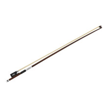 QA-21 Violin Bow 4/4 Green Sandalwood Pure Horsetail Carved Silver Sheepskin Hand Rest Bow