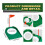 3 Pcs  Putting Cup  Hole Training Aids  Accessories  Training Putters with Plastic Flag Green + Red 5