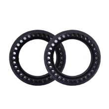 Pour les Accessoires de Scooter éLectrique M365 Pneus Solides Non Gonflables Absorbant les Chocs LéGers éLastiques de 8,5 Pouces