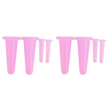 2 Sets (8) Natural Silicone Facial Cupping Vacuum Face Push Oil Shujing Suction Face Artifact
