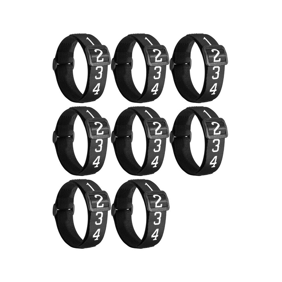 Football Referee Gear- Football Numbered Wrist Down Indicator-Football Yard Markers For Linesman Umpire Equipment 6031300694143