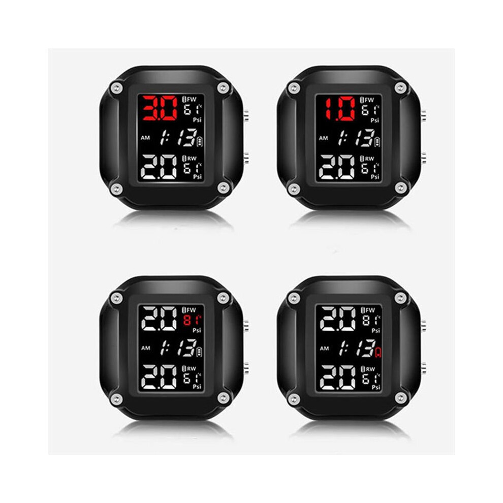 Motorcycle Tire Pressure Monitor Tpms Motorcycle Electric Vehicle Tire Pressure Monitor Detection System High Precision 4712103977535