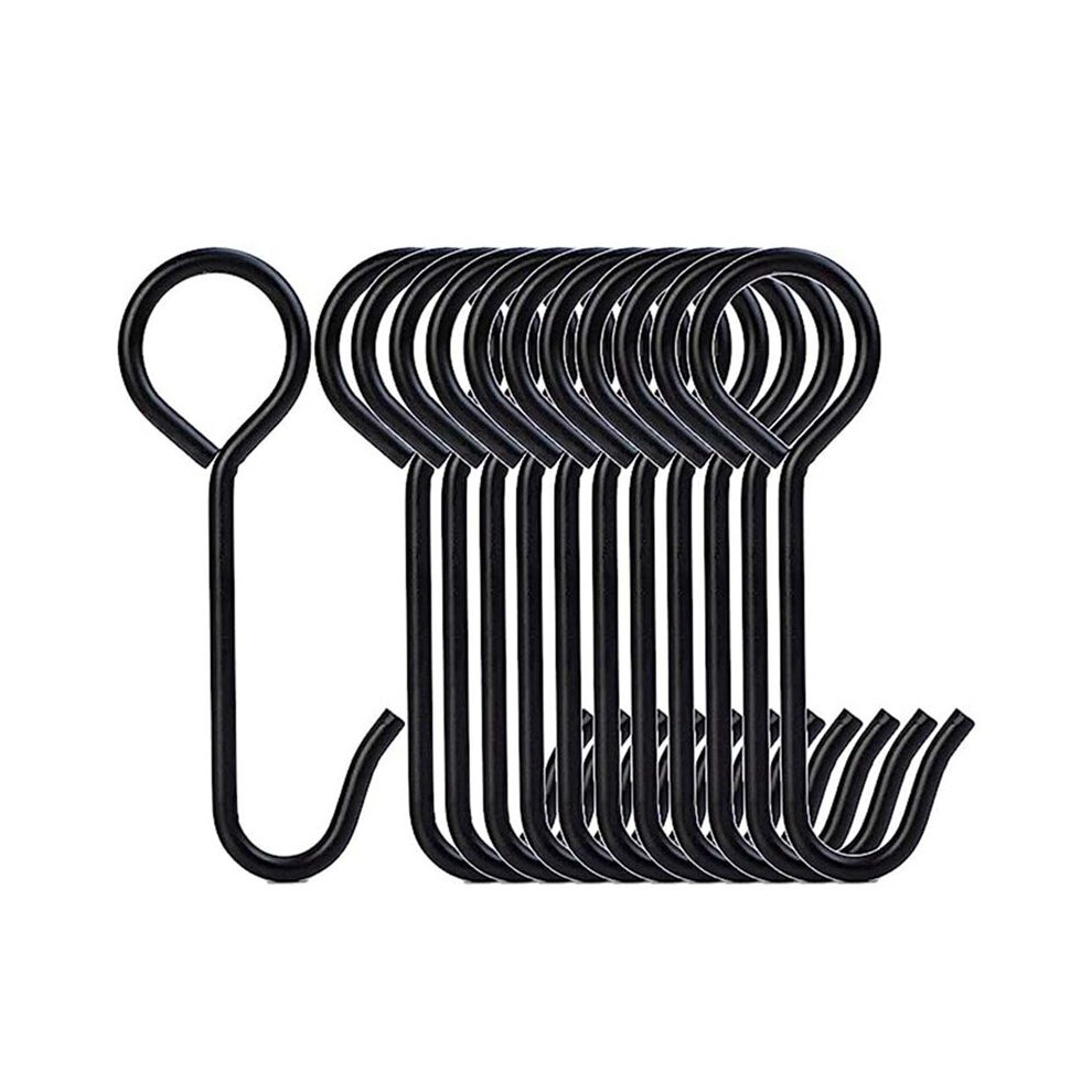 12 Pack 6 Inch Steel Target Hanger Shooting Target Hook Gong Target Hanging Pipe Target Holders Targets Stand Kit