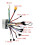 -100 LCD Display Instrument Dashboard Controller Cable Kit 36V 500W Controller Electric Scooter Accessories 5