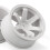 4Pc 1/10 -Road Drift Car 52X26MM Cubo de Roda 1.9 Polegadas Climb Car Wheel Rim para HSP  HPI  TT02, Branco 6