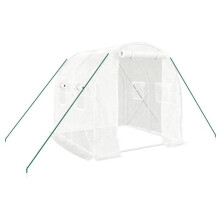 Serre - HELLOSHOP26 - 2x2 m - Gegalvaniseerd staal - PE 140 g/m² - 4 m²
