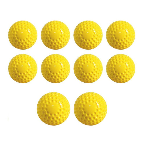 10 Pack Baseballs Training  ,9 Inch Pitching Machine Baseballs for Hand-Eye Coordination, Hitting and Practice 1