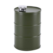 750Ml  Wine Pot Stainless Steel  Hip Flask Sake Cup Cylindrical Portable for Travel for Outdoor Camping Green