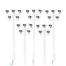5 STKS HO Schaal Model Verlichting Toren 3 V Trein Licht Spoorweg LED Plaza Lampen Gebouw Landschap Layout Model Accessoires
