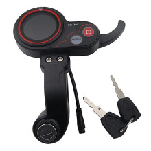 LCD Display ZQ-100 Electric Scooter Display with Locking Instrument Dashboard Accessories Kickscooter Parts