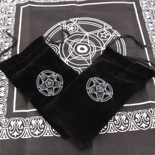 1 PC Tarot Storage Bags Altar Tarot Box Tarot Card Divination Bag Board Game Drawstring Package 2