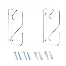 1 Par Skateboard Rack Skate Deck Väggmonterade Skateboard Rack Stark Akryl för Ski Board Skateboard Deck Skateboard