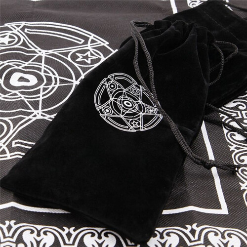 1 PC Tarot Storage Bags Altar Tarot Box Tarot Card Divination Bag Board Game Drawstring Package 2
