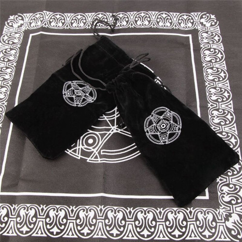 1 PC Tarot Storage Bags Altar Tarot Box Tarot Card Divination Bag Board Game Drawstring Package 1