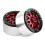 Jantes de Roda Beadlock de 2,2 Polegadas em Liga Resistente para 1:10 RC Crawler SCX10 -4 4 Unidades Vermelho 4