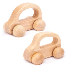2 Stücke Baby Holz Auto Spielzeug Früherziehung Säugling 0-6-12 Monate Kleinkind 1-3 Jahre Alt Holzspielzeug Jungen Neutrale Dekoration