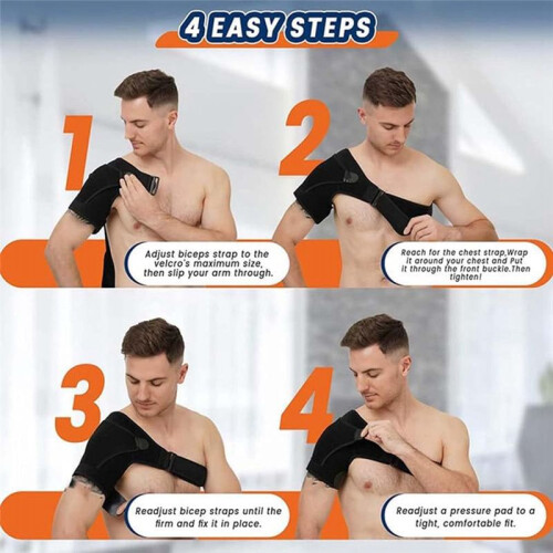 Compression Shoulder Brace, Shoulder Support for Men and Women,Shoulder Support Bandage for Shoulder