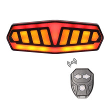 Bike Rear Lamp Bike Wireless Remote Turn Signal Lights USB Rechargeable Bicycle LED Taillight Bicycle Parts