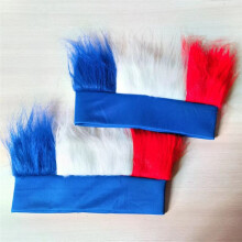 5PCS White Red Headgear Universal Match Props for Football Match, Festival Events, 2024 Match