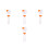 4Pièces Cutter Cercle Papier Plastique Multi Usage Volant Ajustable 10