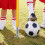 1Ensemble Support De De Football Argenté En Métal 3