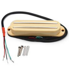 Humbuckers Jaunes à Simple Bobinage pour Guitare Électrique à Micros de Taille Unique