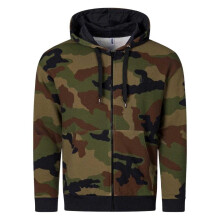 Moschino Mens Camouflage Full Zip Hoodie