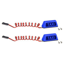 Lampada Taxi Blu Modello per Auto 1/10 RV 1/8 Lampada da Taxi per Fuoristrada per Auto da Arrampicata, Camion R160