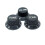 Svart Speed Control Knob 2T1V Guitar Knob Set Elgitarrdelar 2
