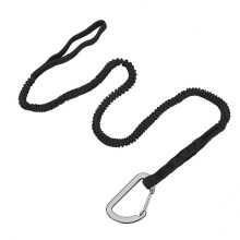 Paquete de 2 Correas de Remo para Kayak, Correa para Tabla de Remo, Herramienta de Cordón de Pesca con Mosquetón, Accesorios para Kayak, Negro