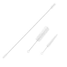 Kit di Pulizia per Corno Francese, Trombone e Tromba, Spazzola In Nylon, Acciaio Inossidabile, Spazzola per La Pulizia di Strumenti Musicali.