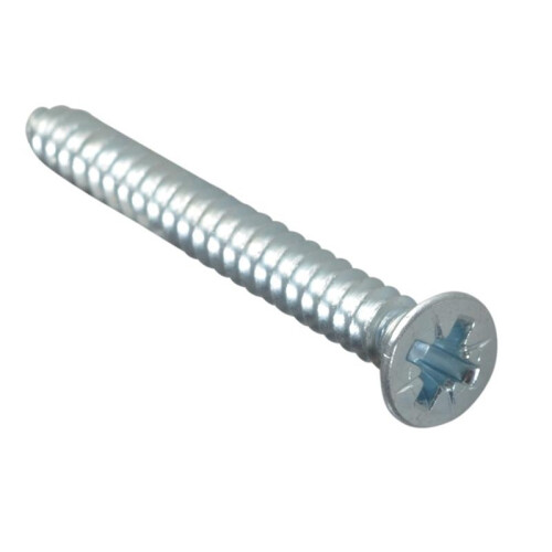 Forgefix Forgefix Self-tapping Screw, Pozi Compatible Pan Head, Zp, Forgepack