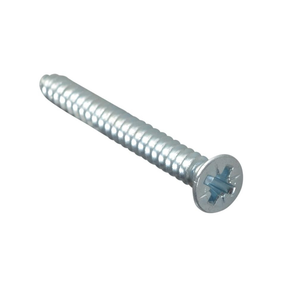 Forgefix Self-Tapping Screw, Pozi Compatible Pan Head, Zp, Forgepack