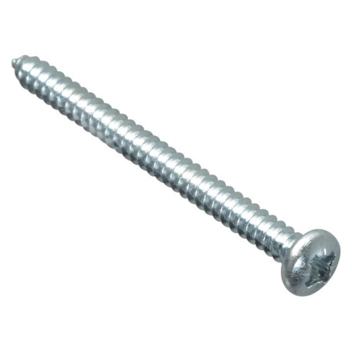 Forgefix Forgefix Self-tapping Screw, Pozi Compatible Pan Head, Zp, Forgepack