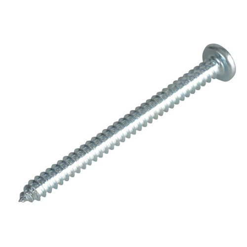 Forgefix Forgefix Self-tapping Screw, Pozi Compatible Pan Head, Zp, Forgepack 1