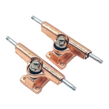 Finger Skateboard with New Hanger and Base for Professional Finger Skateboards Rose Gold