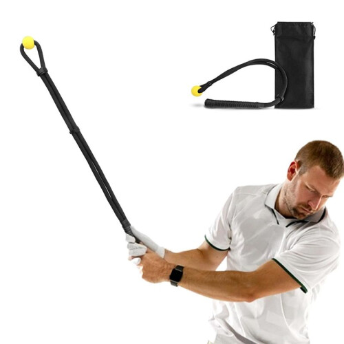 Swing Training Aid, Rope Trainer Equipment Improve Swing Speed Lagging Rhythm,  Warm- Exercise for Strength 1