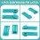 6Pcs High Quality Surfboard Fin Bracket Fin Base Pin Fin Holder Surfboard Accessories Fin Bracket 6